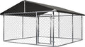 Outdoor Dog Enclosure Heavy Duty Dog Kennel House Mesh Dog Big Cage Pet Kennel by ATTAV
