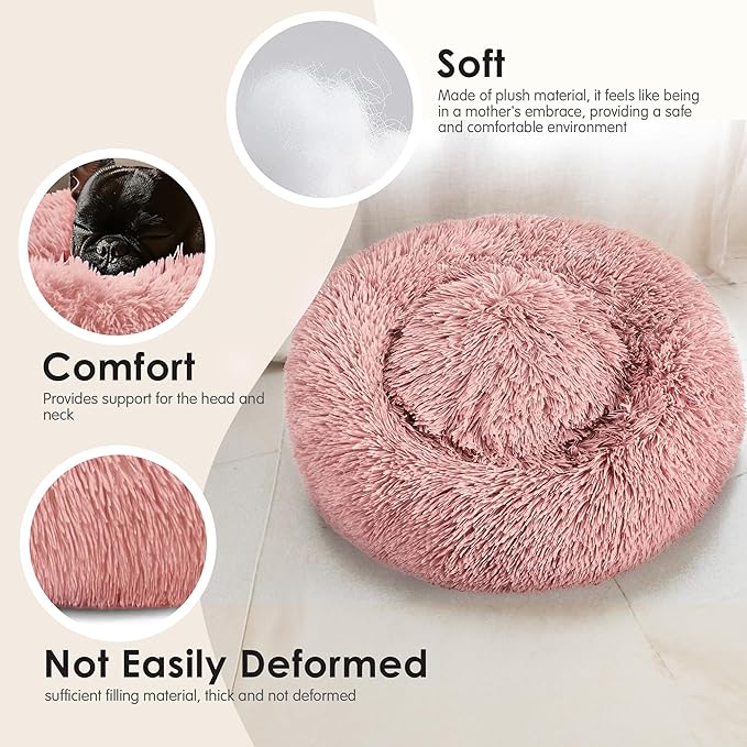 Extra Large Dog Beds, 36 Inch Human Dog Anxiety Relief Comfort Bed, - Image 4