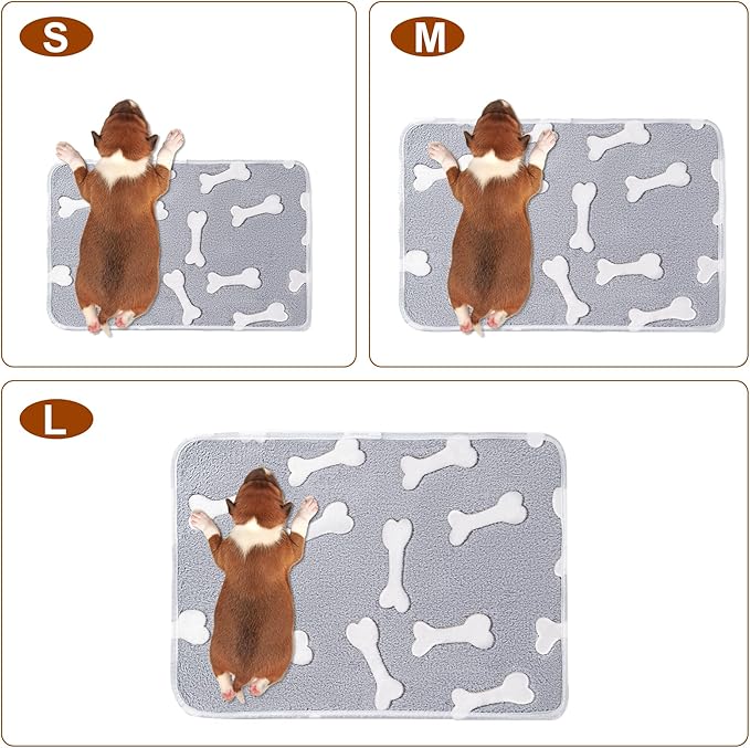 1 Pack 3 Blankets Super Soft Fluffy Premium Fleece Pet Blanket Flannel Paw - Image 2