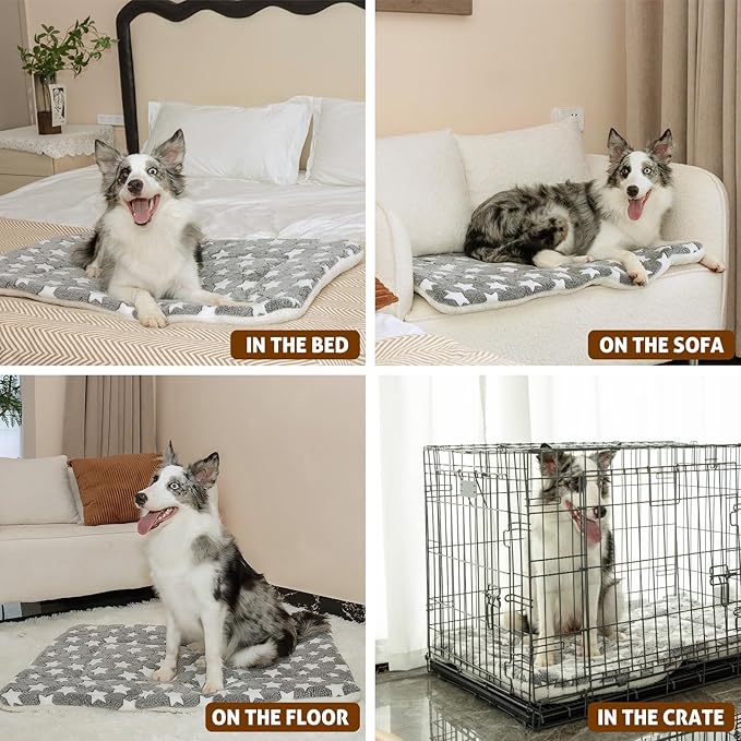 Mora Pets Cat Bed Dog Crate Pad Ultra Soft Pet Bed - Image 6