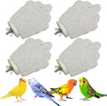 PINVNBY 4 PCS Bird Perches Calcium Parrot Perch Stand Bird Beak Grinding Stone by PINVNBY