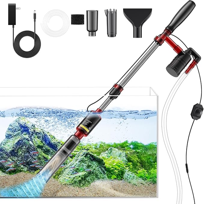 Fish Tank Cleaner, Aquarium Gravel Cleaner, 530GPH/32W Electric Fish Tank by Unknown
