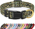 MOODEL Reflective Dog Collar for Medium Dogs, Cute Camouflage Adjustable by TMOODEL