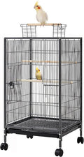 36-Inch Deluxe Sturdy Wrought Iron Bird Flight Open Play Top Cage by Mcage