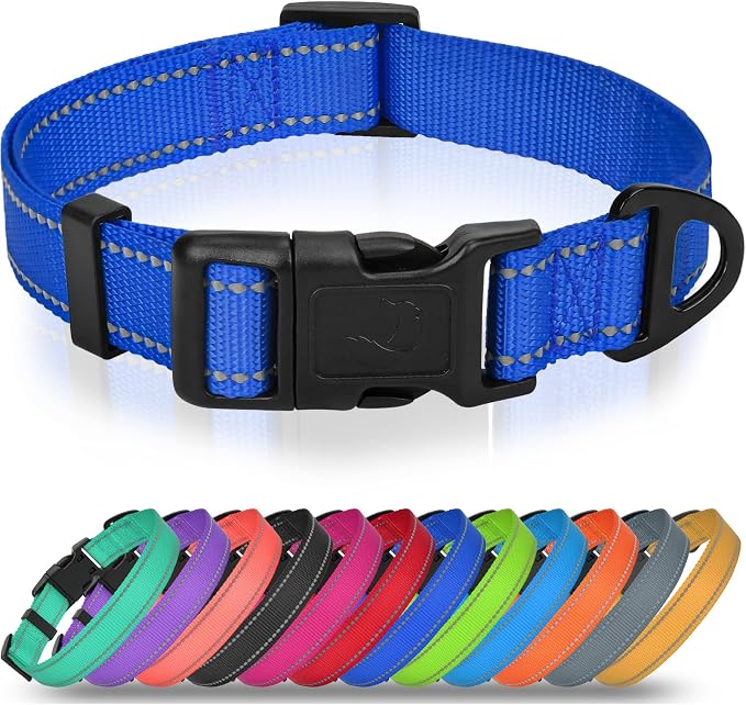 Joytale Reflective Dog Collar, Adjustable Nylon Pet Collar by Joytale