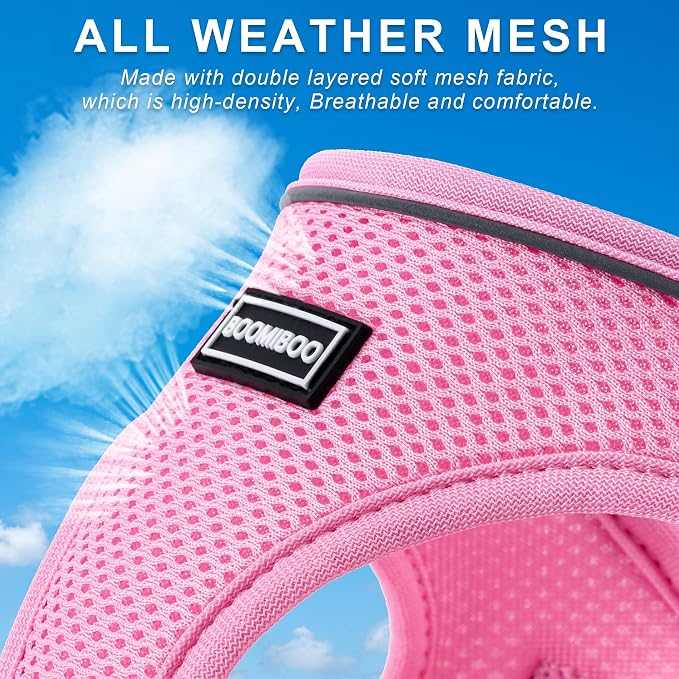 Dog Harness with Leash Set, No Pull Adjustable Reflective Step-in Puppy Pet - Image 5