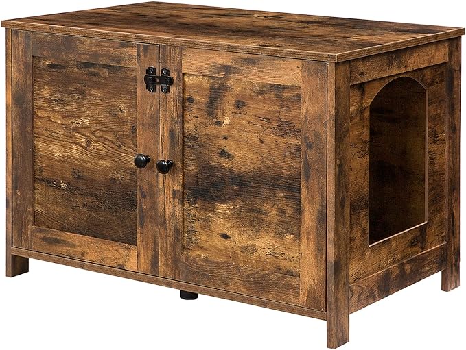 HOOBRO Litter Box Enclosure, Cat Litter Box Furniture by HOOBRO