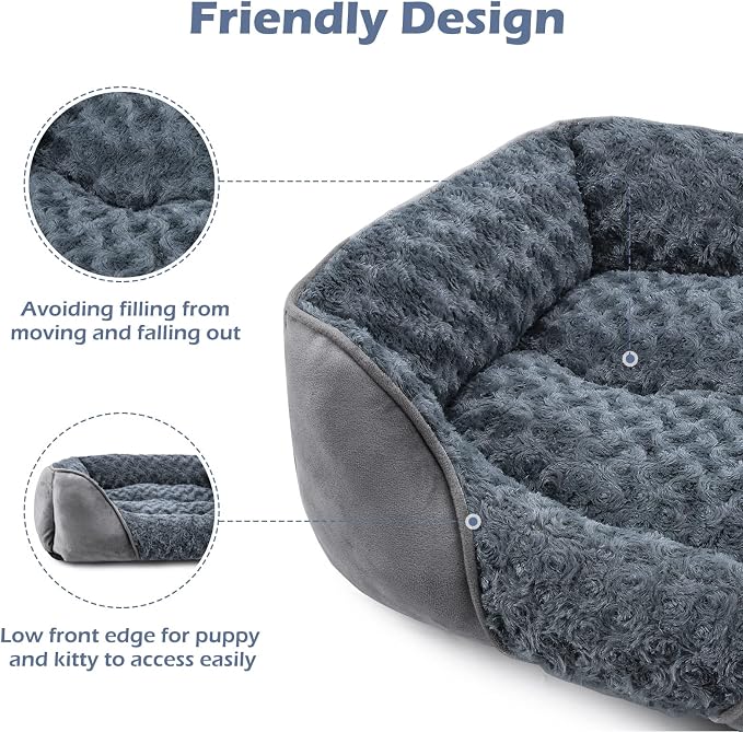 INVENHO Large Dog Bed for Large Medium Small Dogs, Rectangle Washable - Image 5