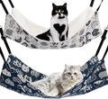 Cat Hammock for Cage Hanging Reversible 2Pack, Pet Hammock Bed Adjustable by Admaison