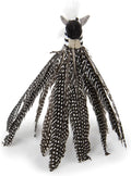 Petlinks HappyNip Zippy Zebra Feather Cat Toy, Contains Silvervine & Catnip by Petlinks%C2%AE