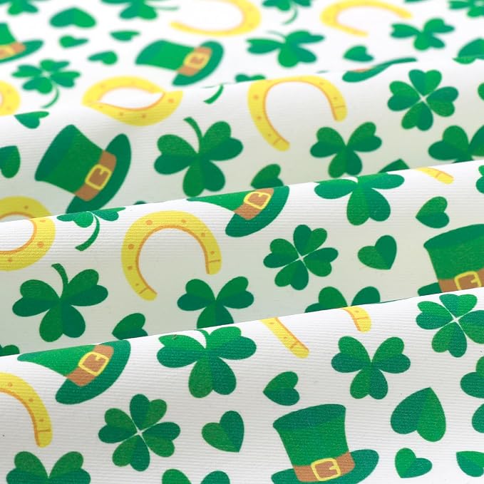 ARING PET St Patrick's Day Dog Bandana, Cute Green Shamrocks Pet Bandanas Scarf - Image 5