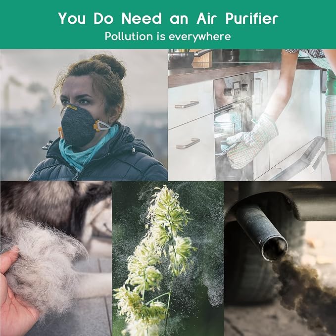 Air Purifier For Home| Efficient Filter 24dB Quiet 220 ft² 3-Stage Filtration - Image 4
