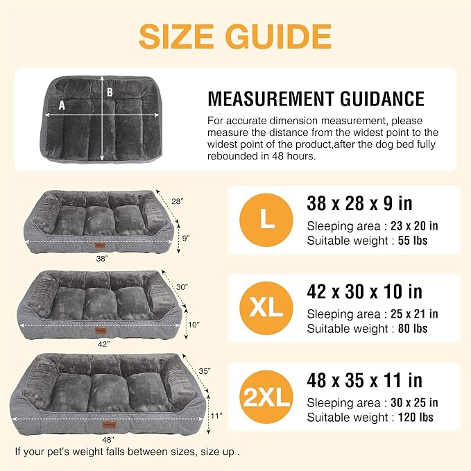 Orthopedic Dog Bed for Large Dogs - Image 5