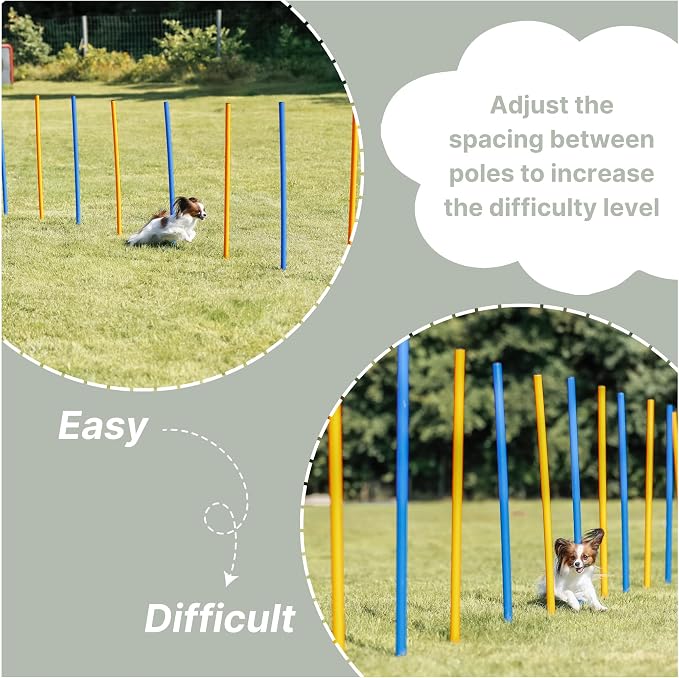 Trixie Dog Agility Slalom Course - Image 5