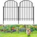 19Pcs Decorative Garden Fence, 20in/20.5ft Rustproof Metal Fences Animal by Tivray