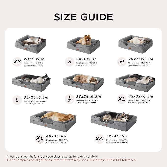 Bedsure Orthopedic Dog Beds for Small Dogs - Image 7