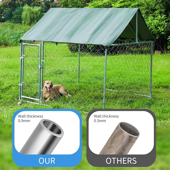 Heavy Duty 80" Outdoor Dog Kennel - Image 3