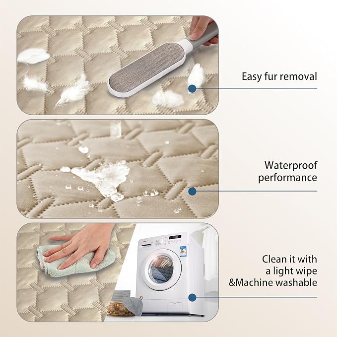 gogobunny 3X Stronger Waterproof Pet Blanket, Scratch Proof Furniture Protector - Image 4