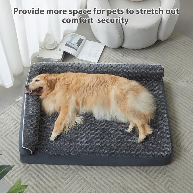 BFPETHOME Orthopedic Dog Beds for Large Dogs-Waterproof Sofa Dog Bed - Image 3