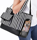 Cat Carrier, Dog Carrier, Pet Carrier, Foldable Waterproof Premium PU Leather by WelcomeToJohomviin