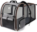 Lekebobor Cat Carrier Backpack, Expandable Pet Carrier by LEKEBOBOR