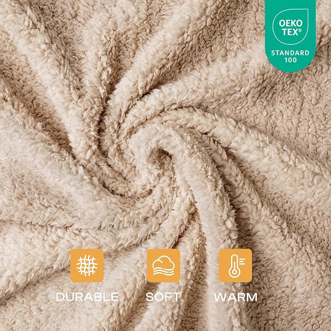 1 Pack 3 Calming Blankets Fluffy Premium Fleece Pet Blanket Soft Sherpa Throw - Image 2