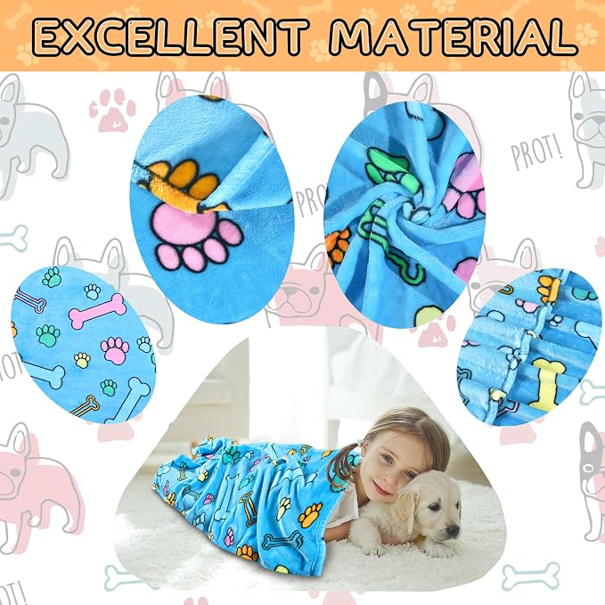 Rezutan Soft Fuzzy Dog Blankets, 1 Pack 3 - Image 8