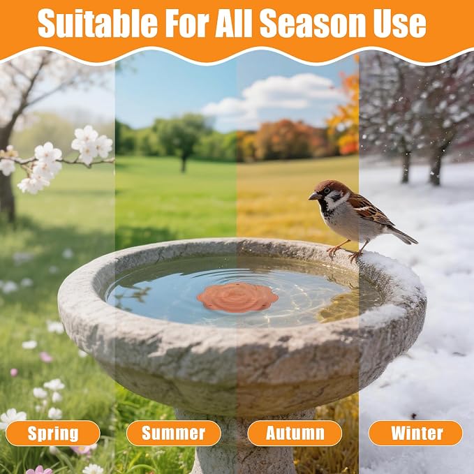 1P 4inches Bird Bath Purification Disk, 99.99% Pure Copper Bird Bath Disc Safe - Image 7