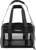 Katziela Deluxe Quilted Airline Approved Pet Dog & Cat Carrier by Katziela