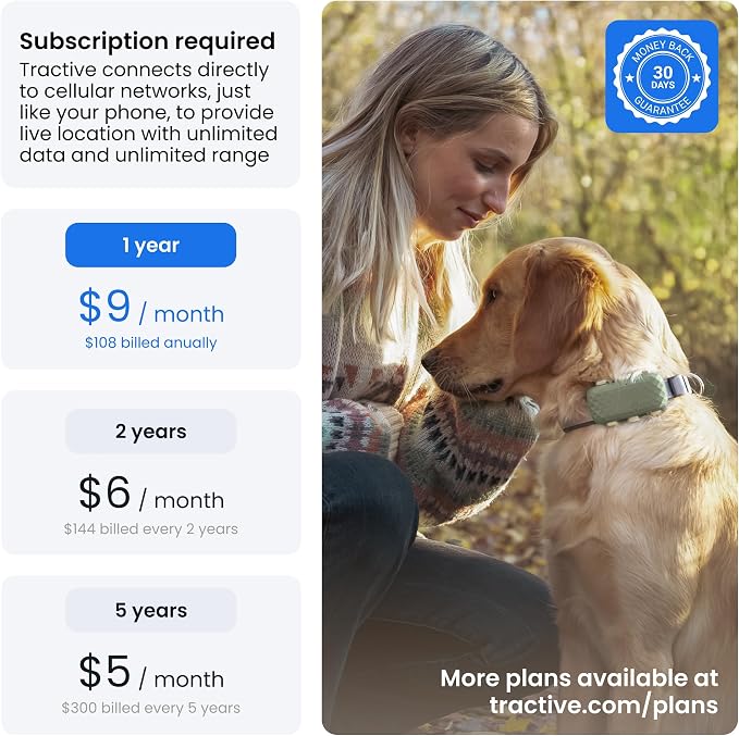 Tractive XL Smart Dog GPS Tracker | Live Pet Tracker - Image 6