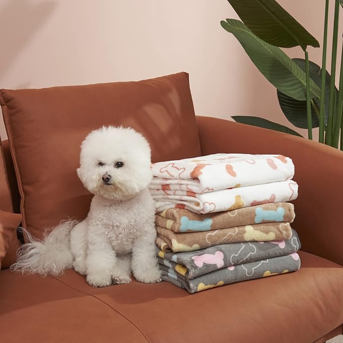 Allisandro Luxurious Dog Blanket, 350 GSM Super Fuzzy Microplush Fleece Pet - Image 2