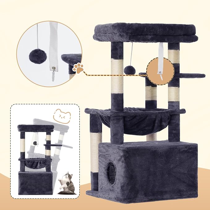 Heybly Cat Tree, Kitten Tower - Image 7