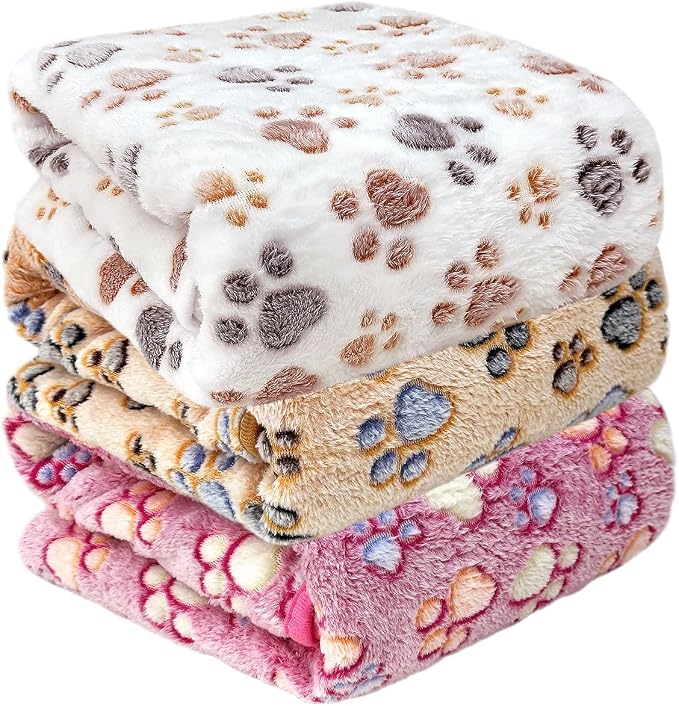 Dog Blankets for Large Dogs, Soft Fluffy Flannel Pet Blanket Mat Cover for Bed by NXDZI