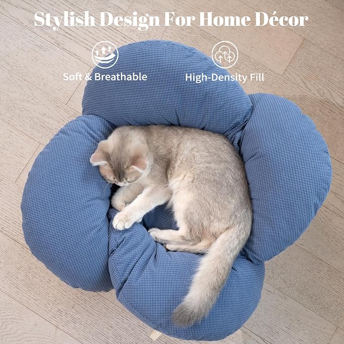 CHEERHOME PETS Elevated Cat Bed Wooden - Image 3