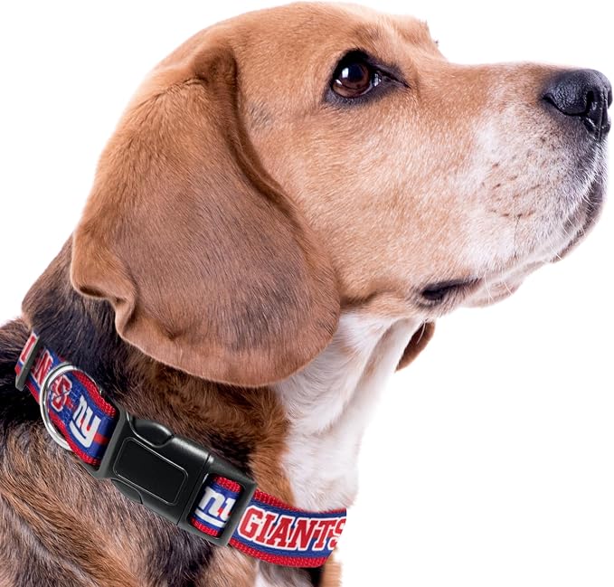 Pets First NFL New York Giants Licensed PET COLLAR, Large - Image 4