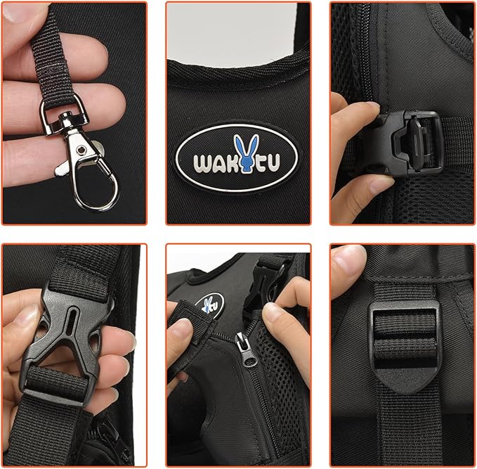 Dog Front Carrier Backpacks for Small Dogs, Legs Out Pet Carrier Sling Backpack - Image 5