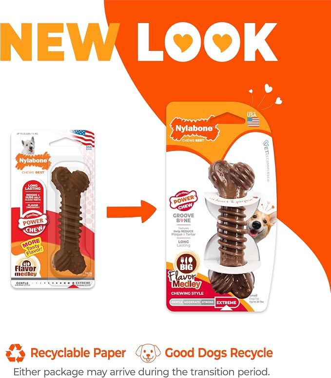 Nylabone Power Chew Groove Bone - Image 3