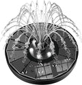 SZMP Solar Water Fountain Upgraded 100% Glass Panel, 3.5W Solar Powered by SZMP