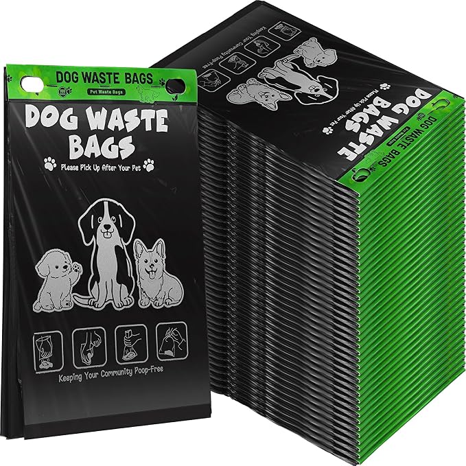 Ireer 40 Count 4000 Pcs Header Bag Bulk Cute Dog Pet Waste Bags Bulk Poop by Ireer