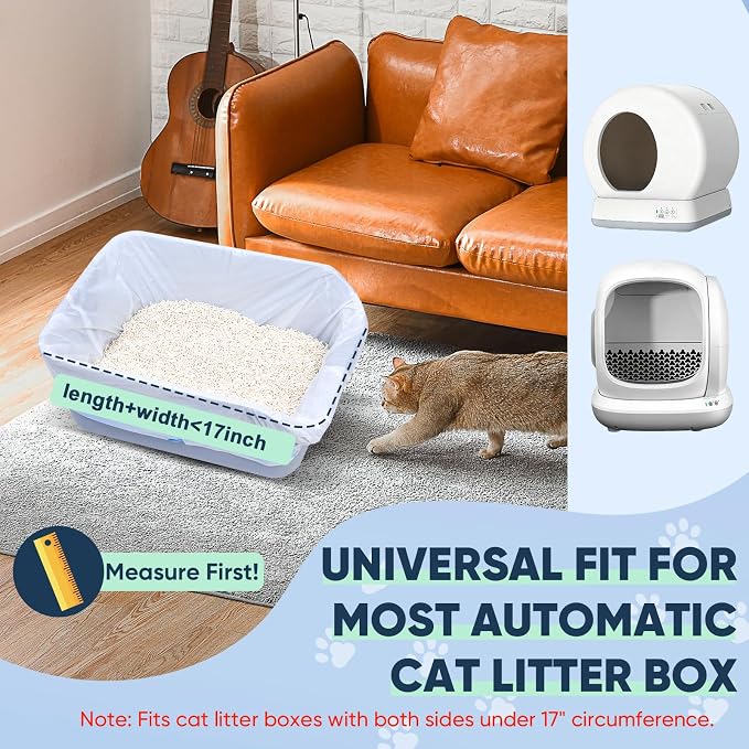 160 Count Cat Litter Box Liners Compatible - Image 3