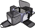 BAGLHER Cat Carrier Bag, Airline Approved Pet Carrier Soft Side Pet Travel 5 by BAGLHER