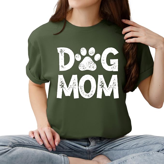 Custom Dog Mom Shirt for Women Pet Ears Sweatshirt by CustomUnique