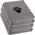 3 Pack Microfiber Dog Towels for Drying Dogs, Super Absorbent and Soft Pet by Puomue
