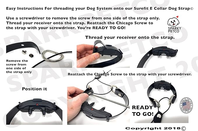 Sparky Pet Co - ECollar Replacement Strap - Bungee Dog Collar - Waterproof - - Image 5