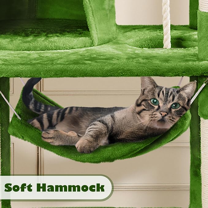 Yaheetech 62.5inches Cat Tree Cat Tower Kitten Condo - Image 6