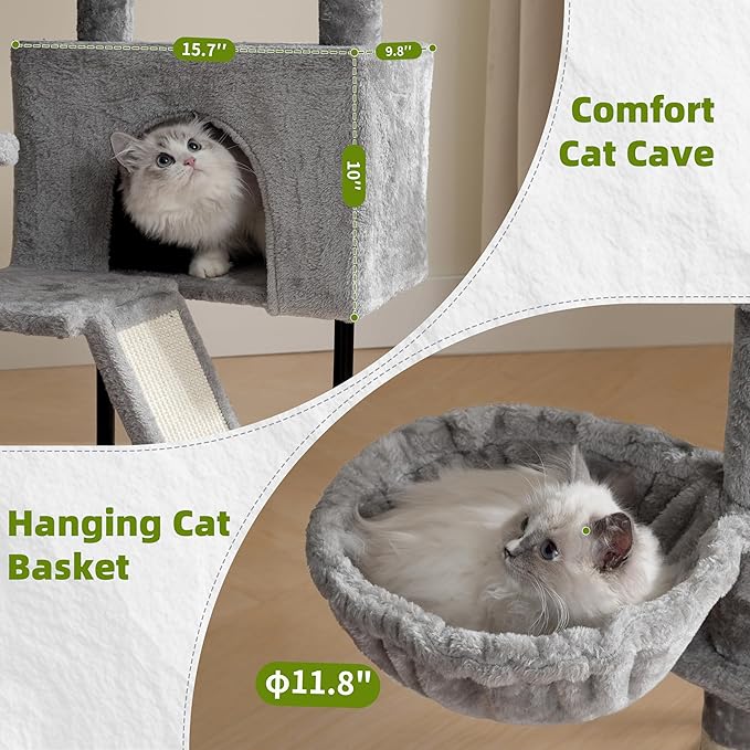 Cat Tree for Indoor Cats, Cat Tower - Image 3