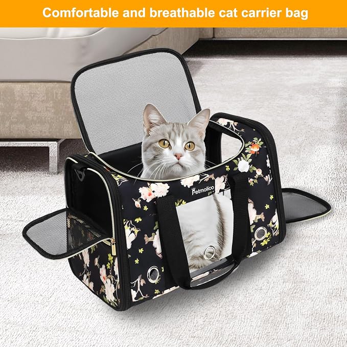 Petmolico Cat Carrier Soft-Sided Pet Bag - Image 6