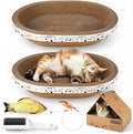 4-Piece Cardboard Cat Scratcher Bed Set by ROMOHOM