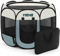 Dog Cat Playpen, Portable Puppy Pet Crate Indoor by MZNZ