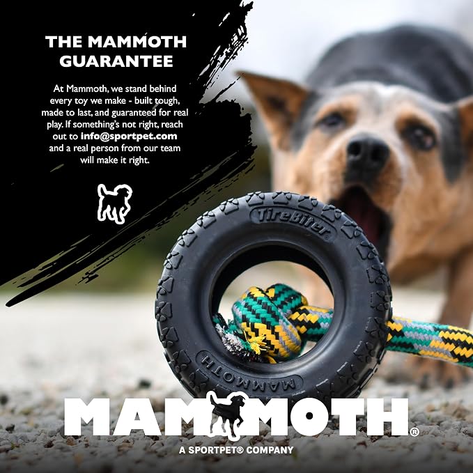 Chew King by Mammoth Premium Treat Dog Toy, Extremely Durable Natural Rubber Toy - Image 8